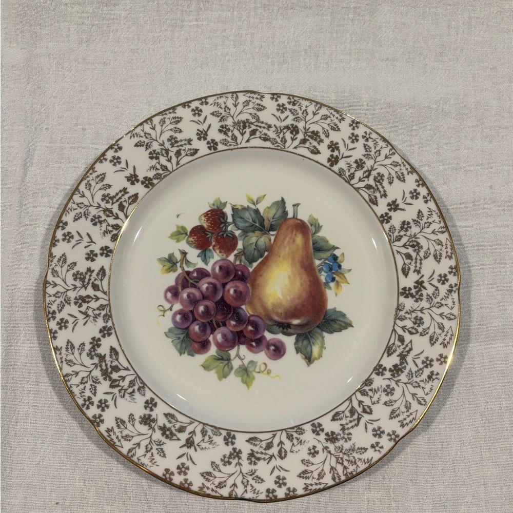 Vintage Fruit Salad Plate